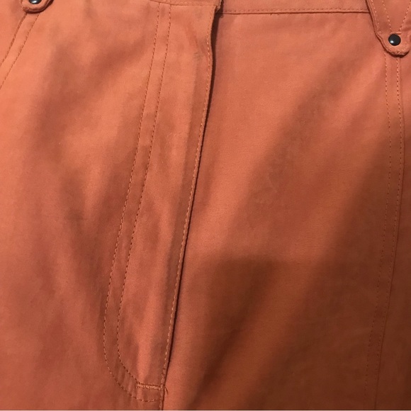 SALE ✨ Jamie Sadock Womens Size 14 Rustic Orange Solid Golf Shorts - Picture 9 of 10